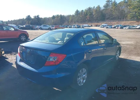 2012 Honda Civic Lx from USA, damaged, VIN 2HGFB2F54CH532937